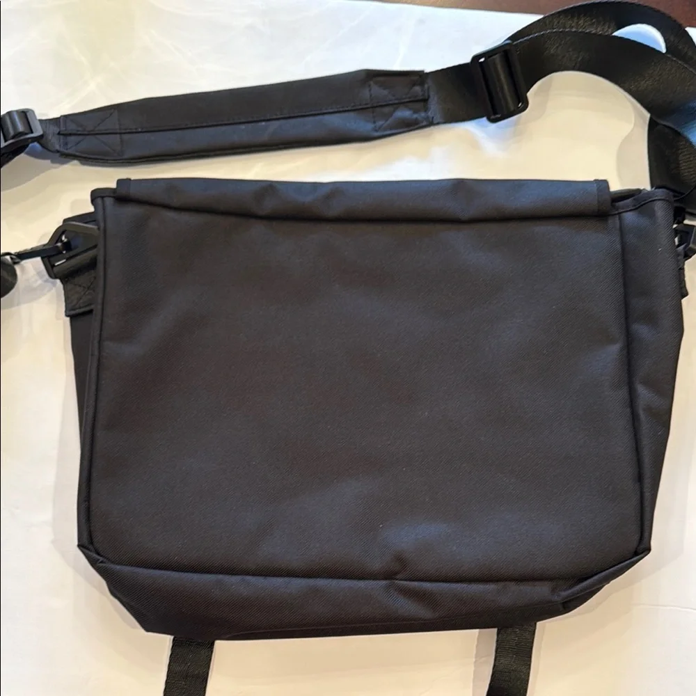 Loiee New No tag Black Laptop Bag with Adjustable Strap and Sleek Design